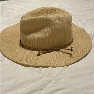 Jessica Simpson Beige Braided Band Hat